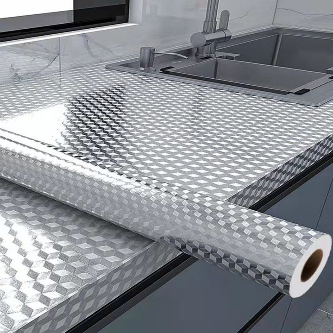 Aluminum Foil Heavy Duty - Алюминиевая фольга-наклейка для кухонной плиты, масло-