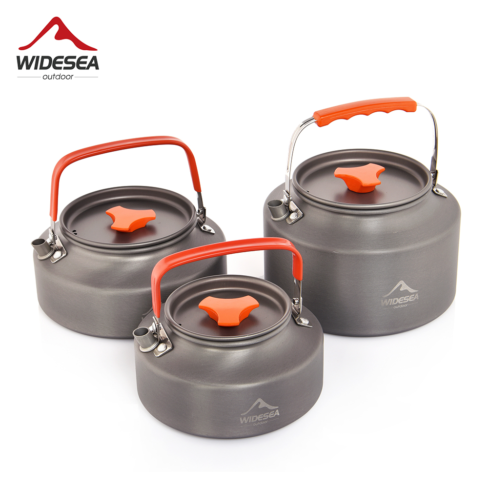 Camping Cooking Pan Set - Widesea 1,1 л, 2 л, 1,5