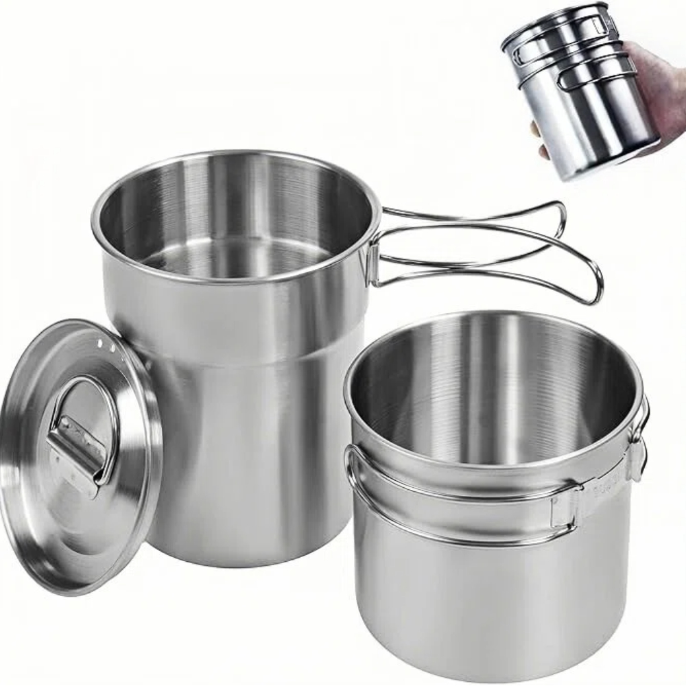 Camping Cooking Pan Set - Складные походные кружки и чашки, походный