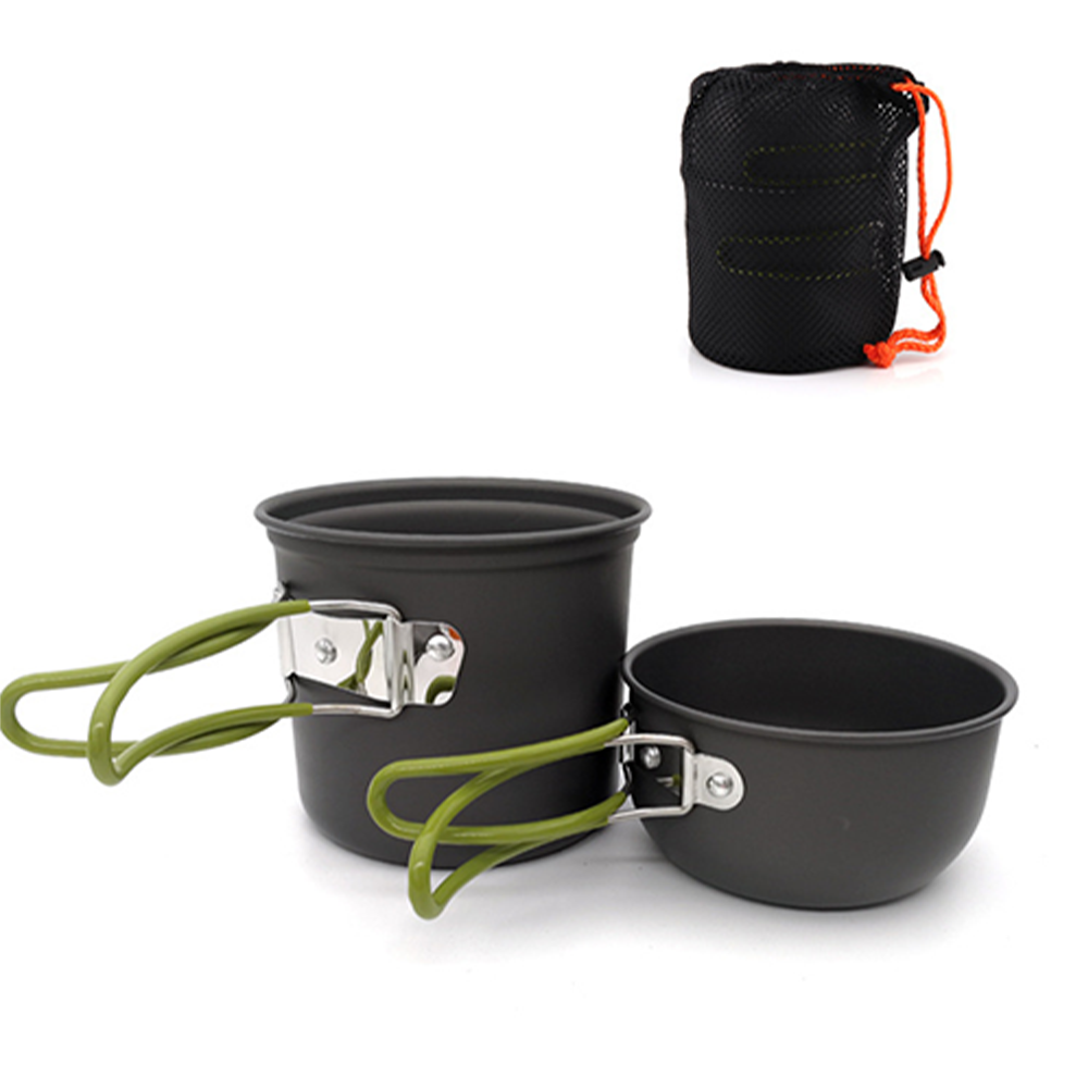 Camping Cooking Set Lightweight - Сверхлегкий набор посуды для кемпинга Pacoone,