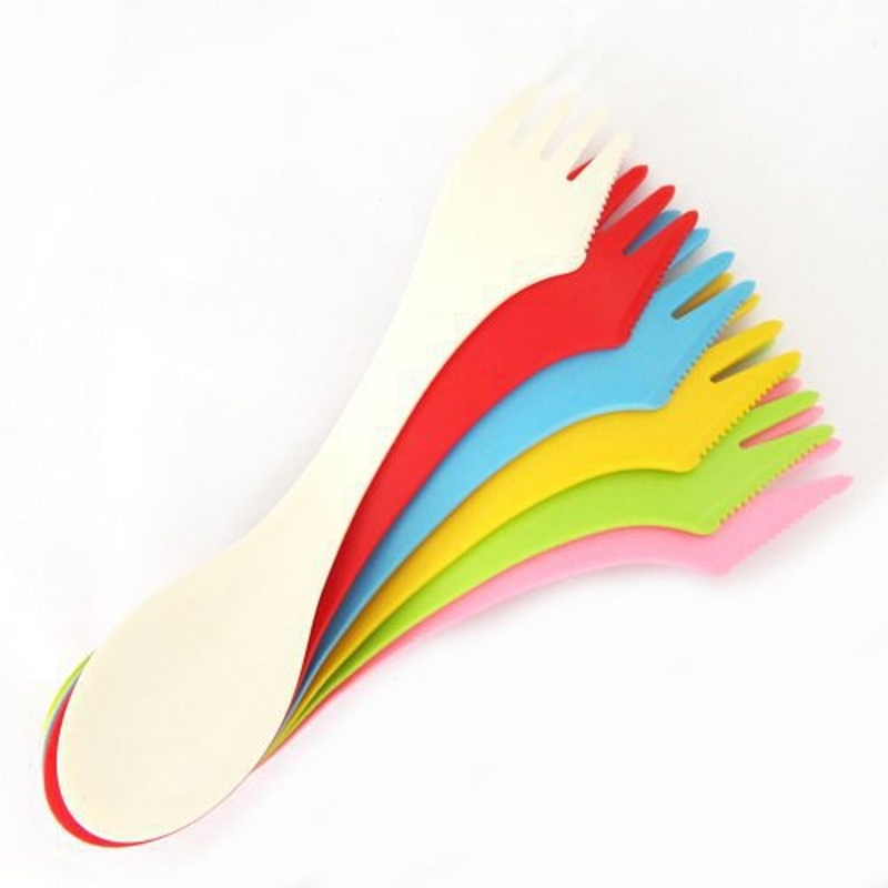 Camp Spork Set - Набор походной посуды 3-в-1 из 6