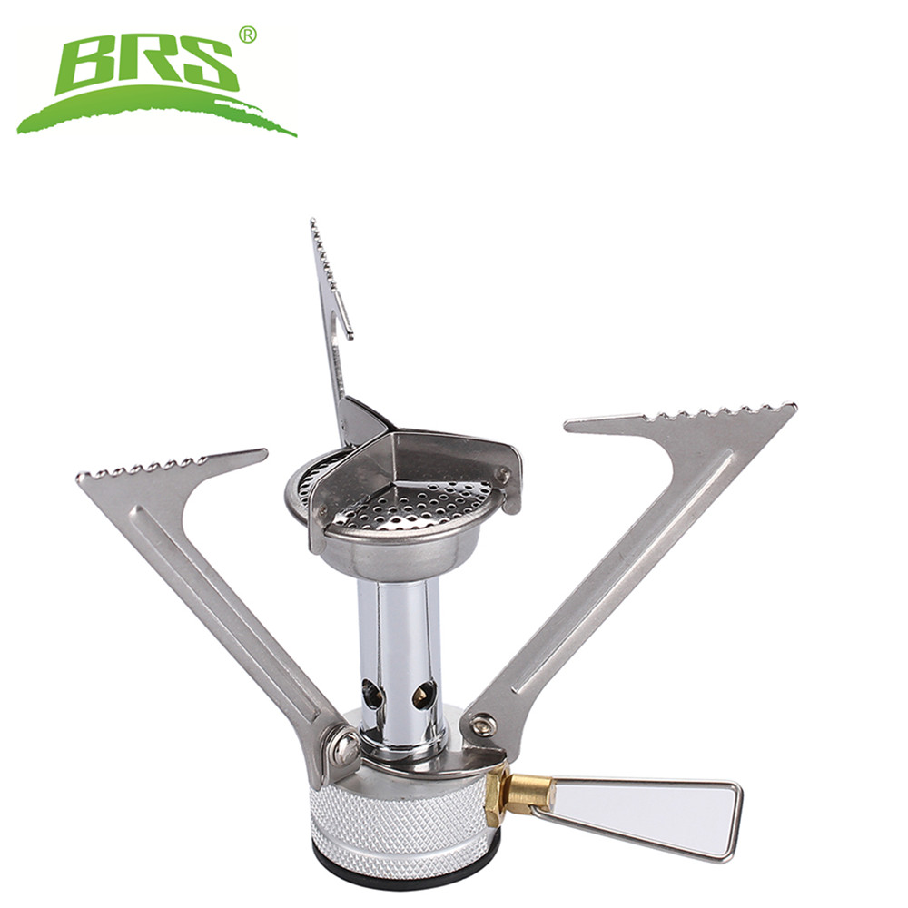 Camping Cooking With Gas - Портативная газовая мини-плита для кемпинга BRS,