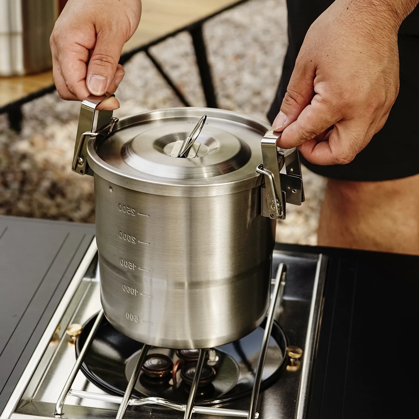 Camping Cooking Full Set - Набор походной посуды из нержавеющей стали