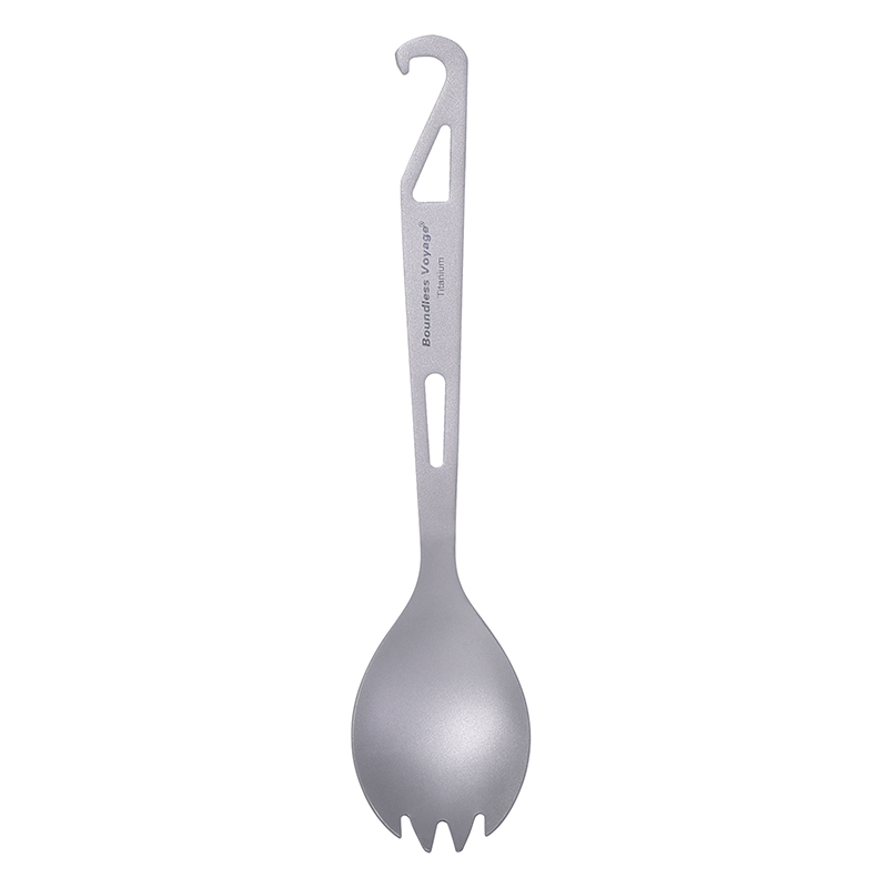 Camp Spork Set - Набор столовых приборов 3-в-1 из титана