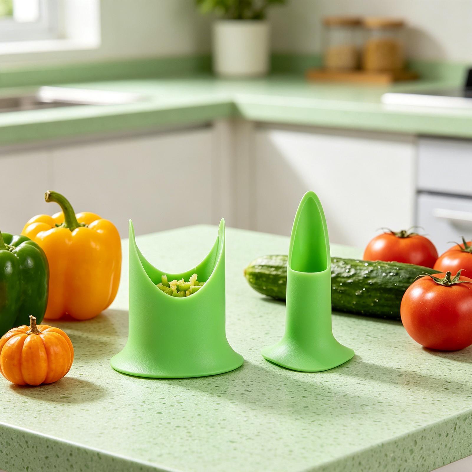 Camping Cooking Vegetables - Устройство для удаления сердцевины перца: практичный