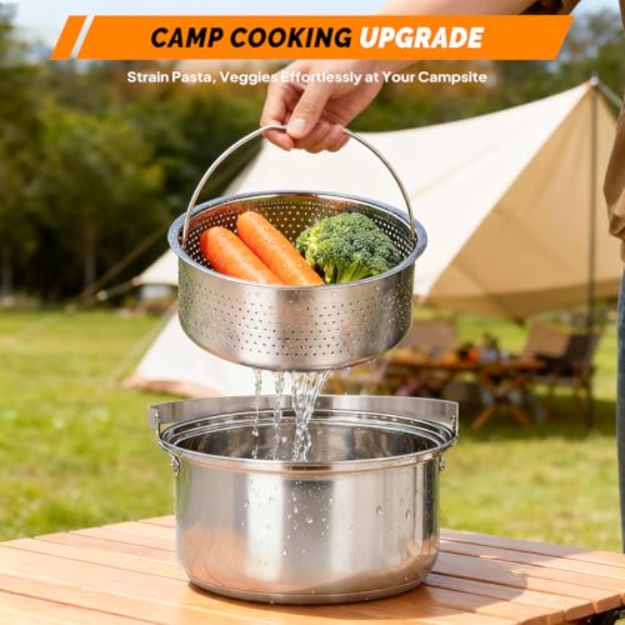Набор походной посуды, легкий  – обзор и цена Camping Cooking Set Lightweight