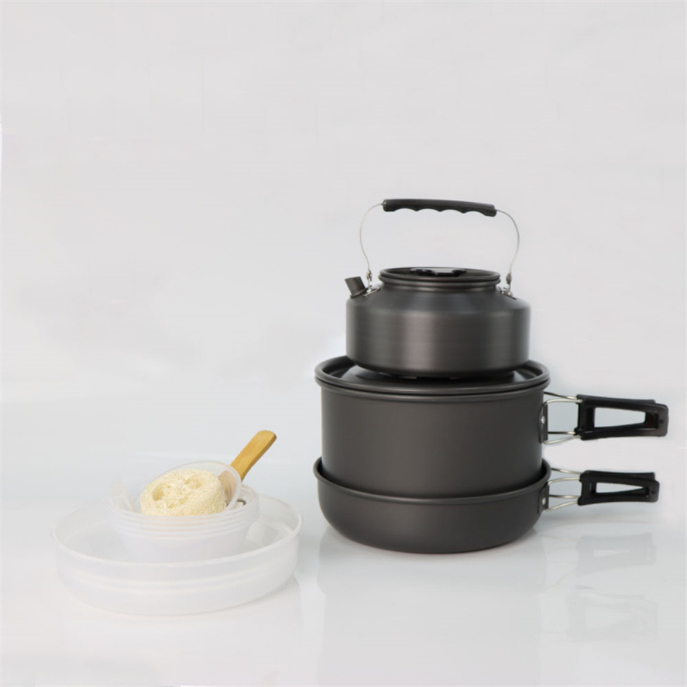 Легкий набор походной посуды и – обзор и цена Camping Cooking Set Lightweight