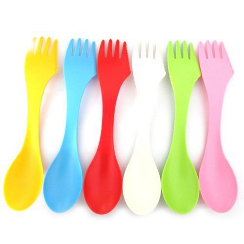 Набор походной посуды 3-в-1 из – обзор и цена Camp Spork Set