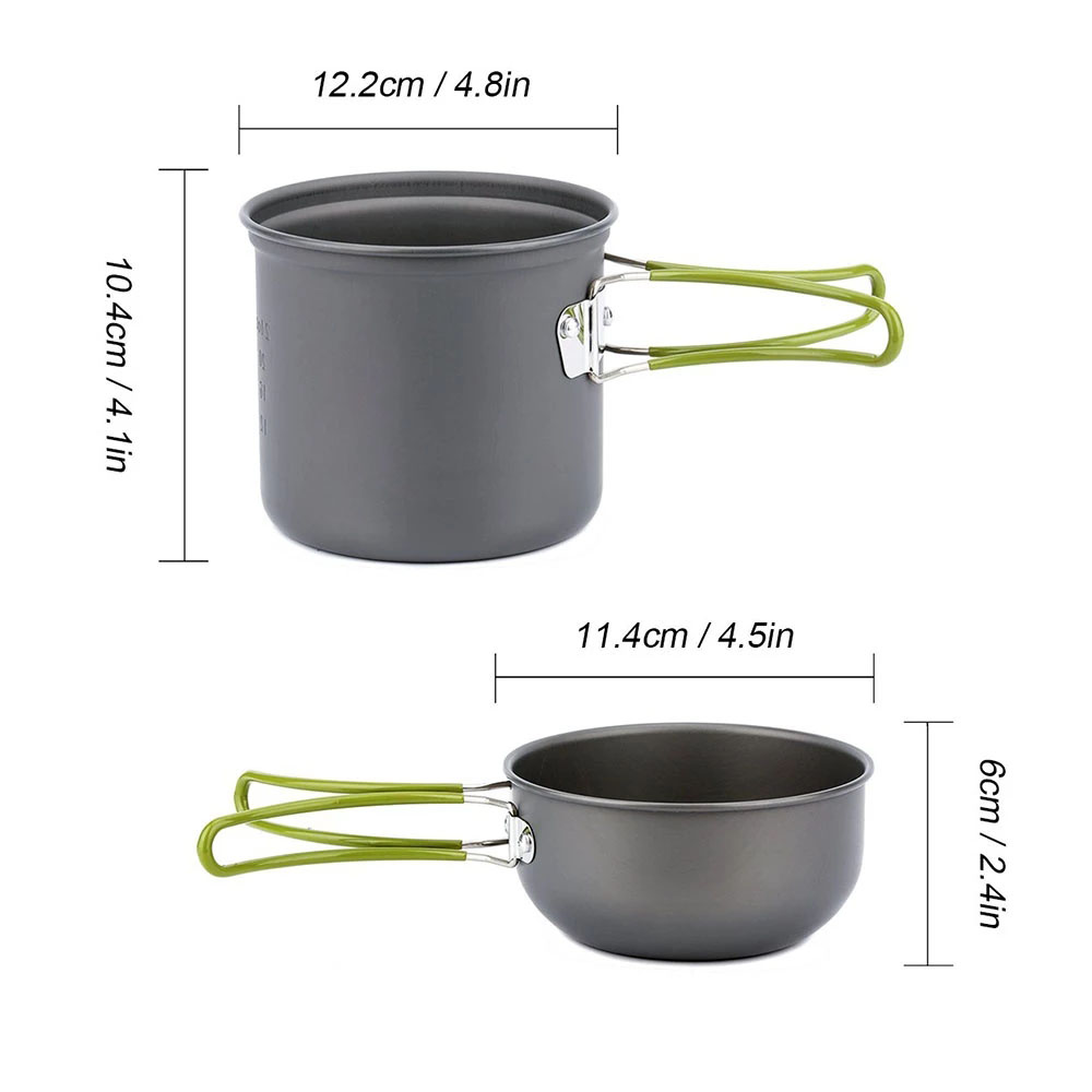 Набор посуды для кемпинга, све – обзор и цена Camping Cooking Full Set