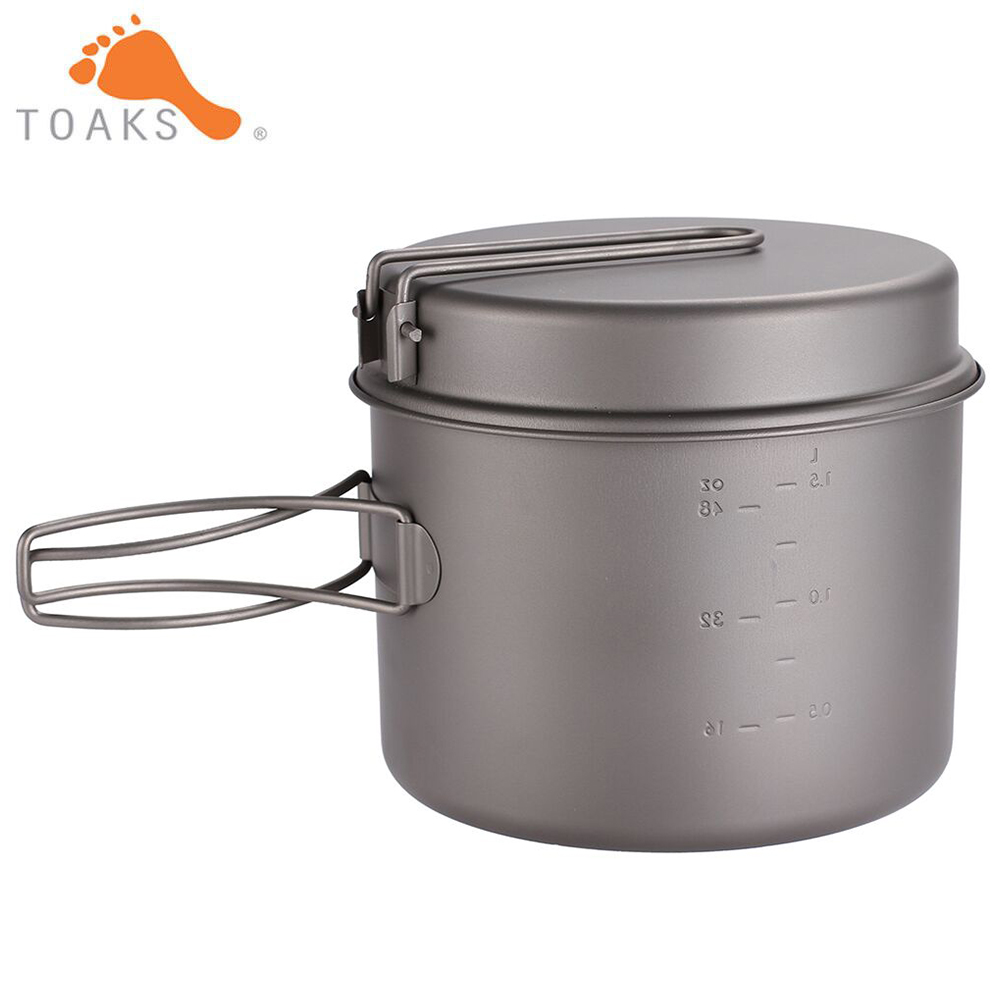Набор посуды TOAKS, сверхлегка – обзор и цена Camping Cooking Pan Set