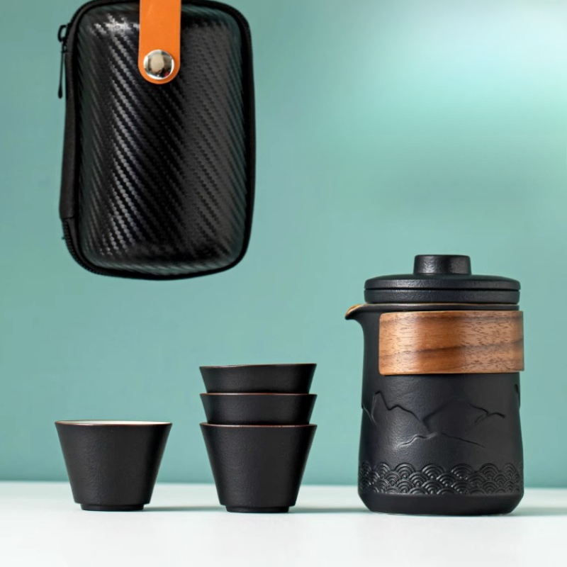 Портативный дорожный чайный се – обзор и цена Camping Cooking Pan Set