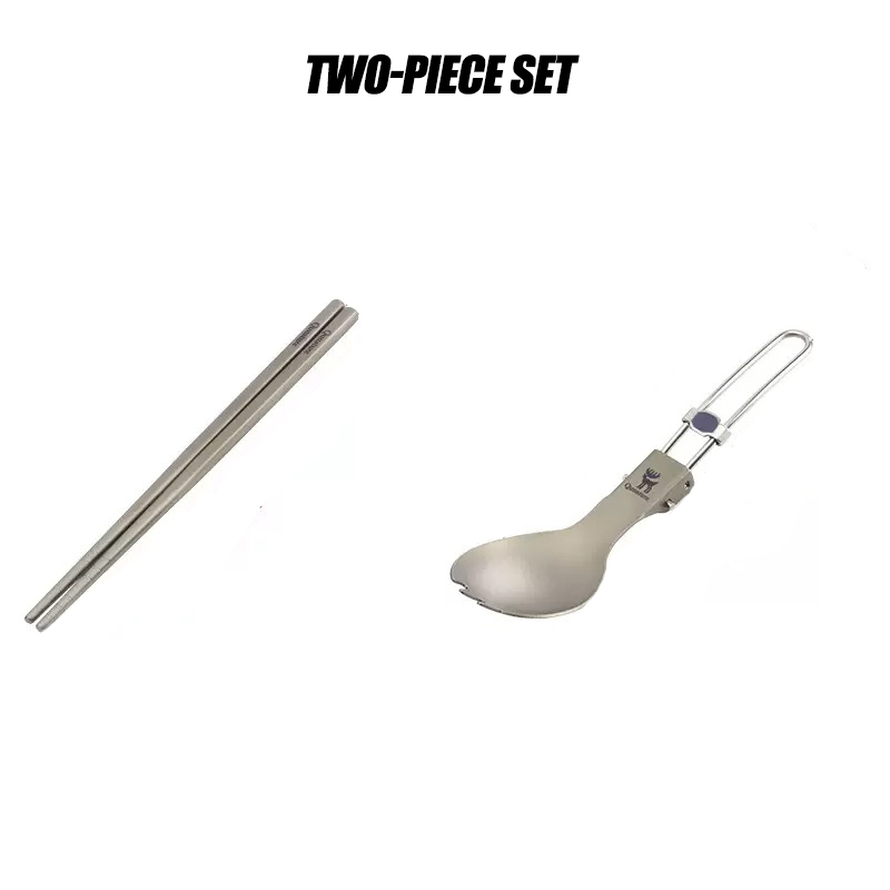 Титановая ложка-вилка для кемп – обзор и цена Camp Spork Set