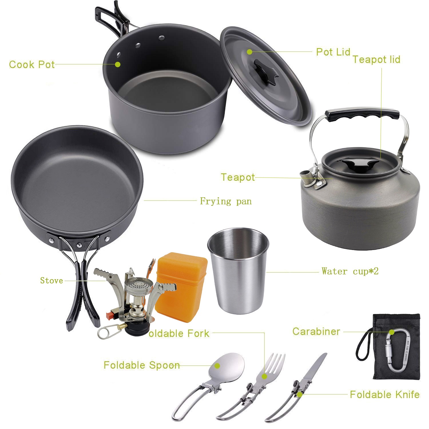 Набор для приготовления пищи н – обзор и цена Camping Cooking Vegetables