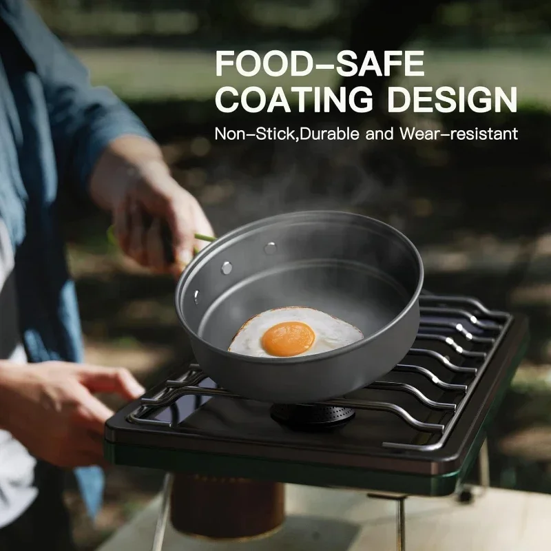 Набор для кемпинга, походная к – обзор и цена Camping Cooking Pan Set