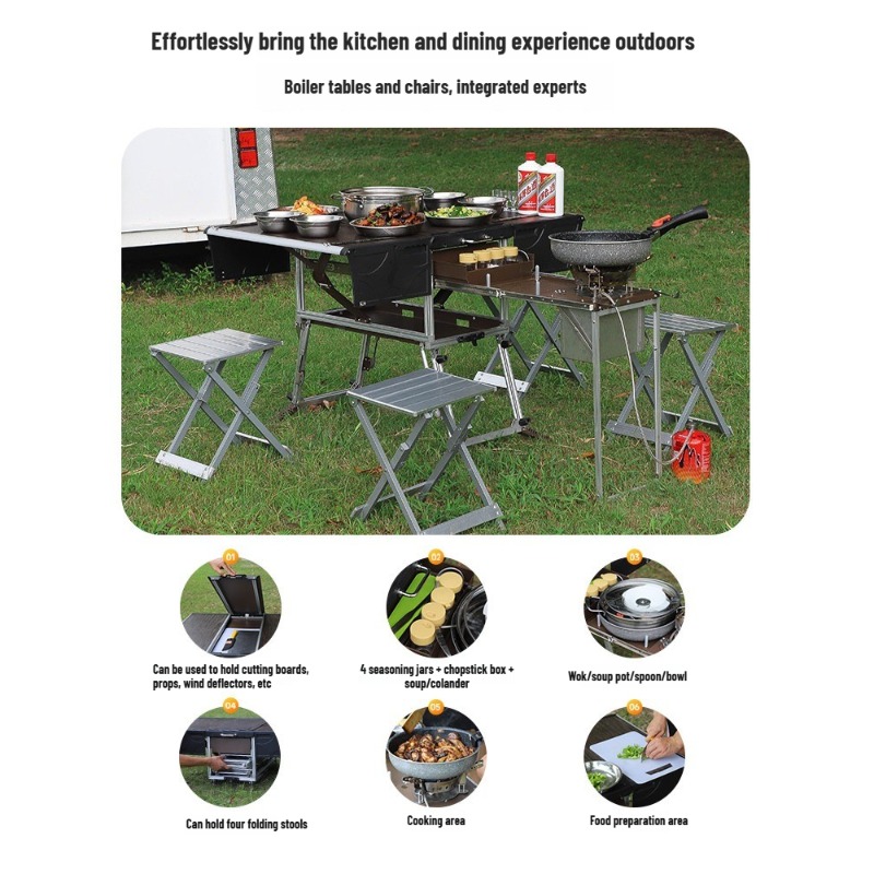 Мобильная уличная кухня, порта – обзор и цена Camping Cooking Equipment Electric