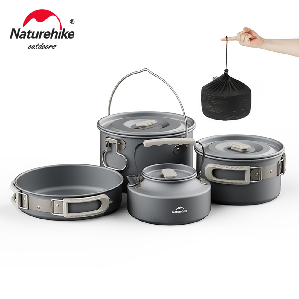 Naturehike набор посуды для ке – обзор и цена Camping Cooking Set Jetboil