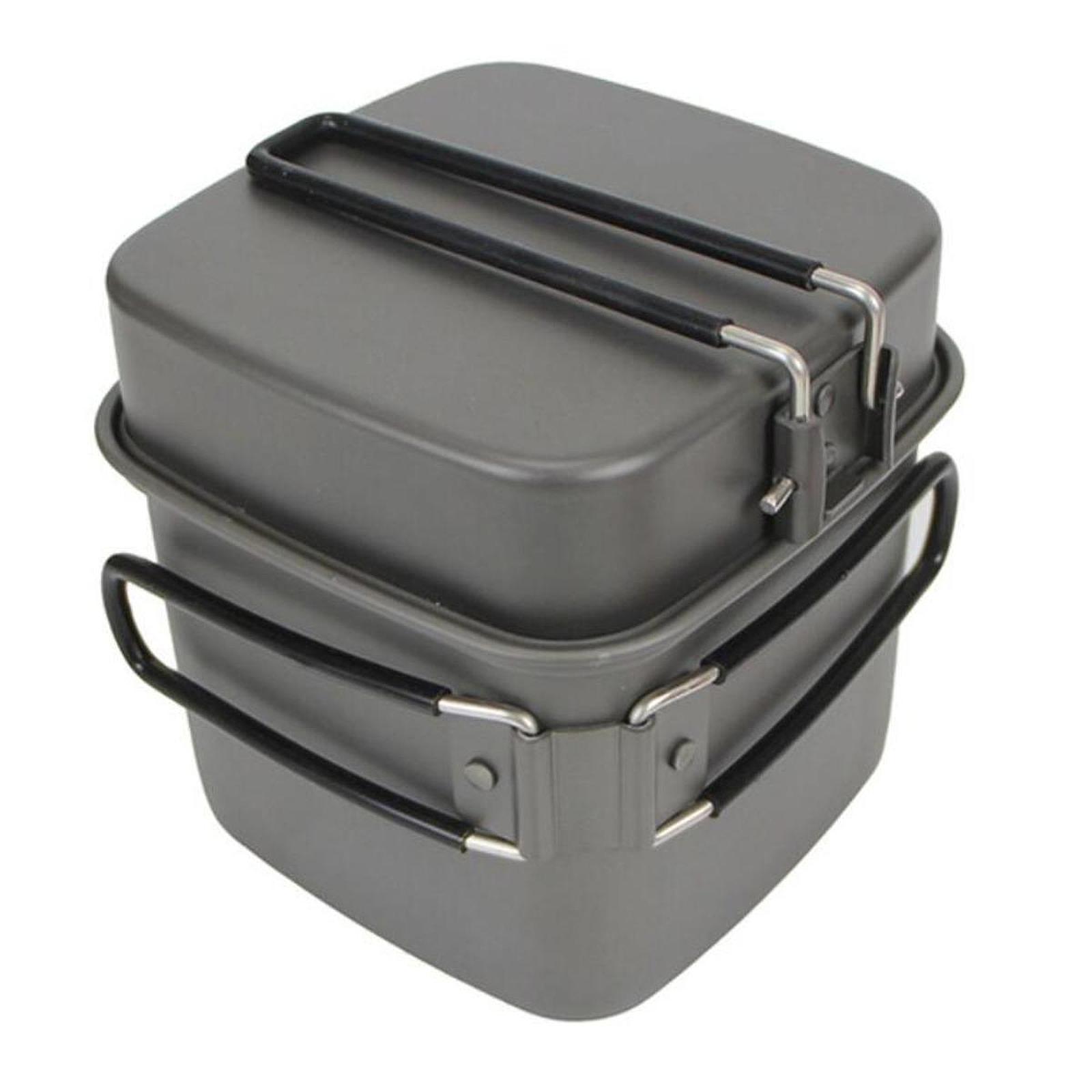 Набор походной посуды: легкая  – обзор и цена Camping Cooking Pan Set