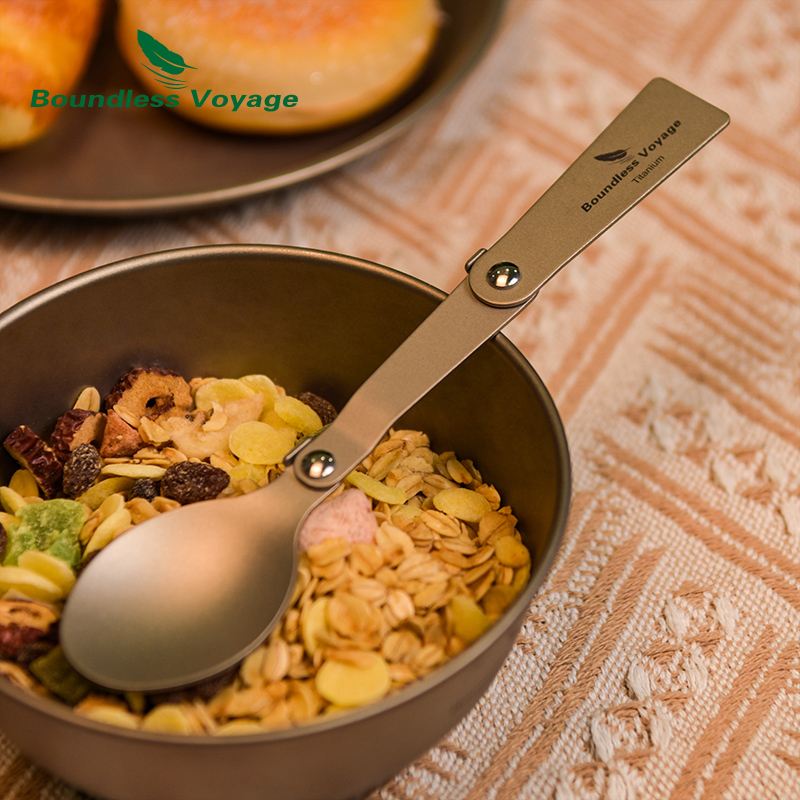 Титановые столовые приборы Bou – обзор и цена Camp Spork Set