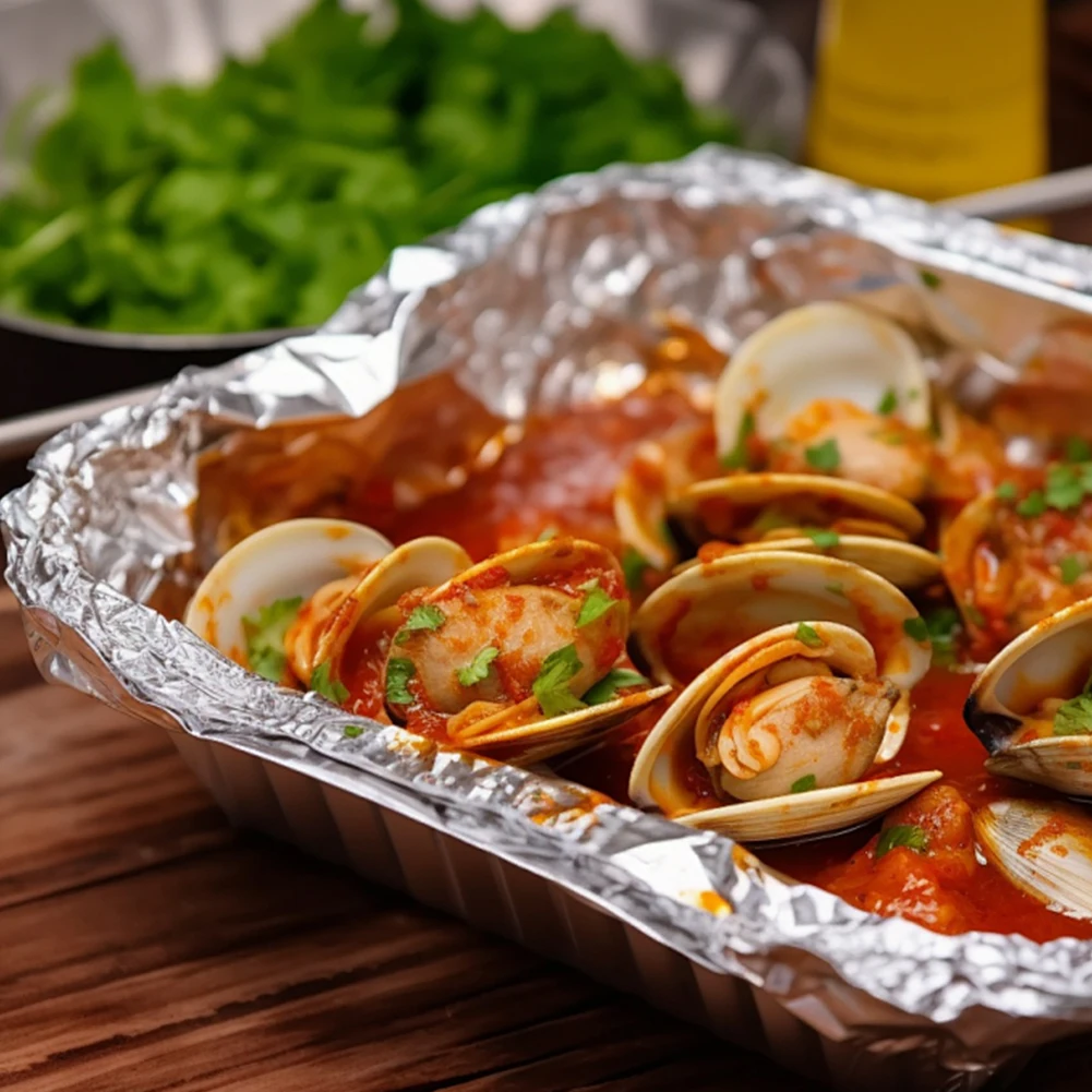 1 упаковка пищевой одноразовой – обзор и цена Aluminum Foil Heavy Duty