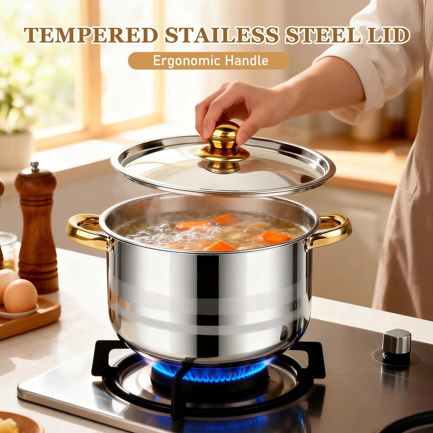 Набор кастрюль из нержавеющей  – обзор и цена Camping Cooking Pan Set