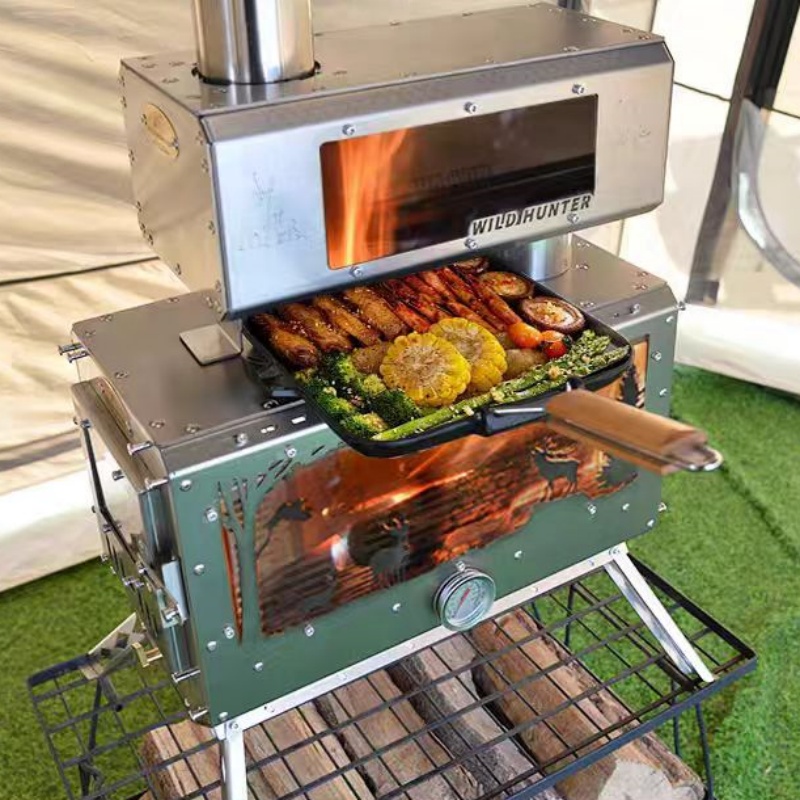 Походная печь для дров с двуст – обзор и цена Camping Cooking Area