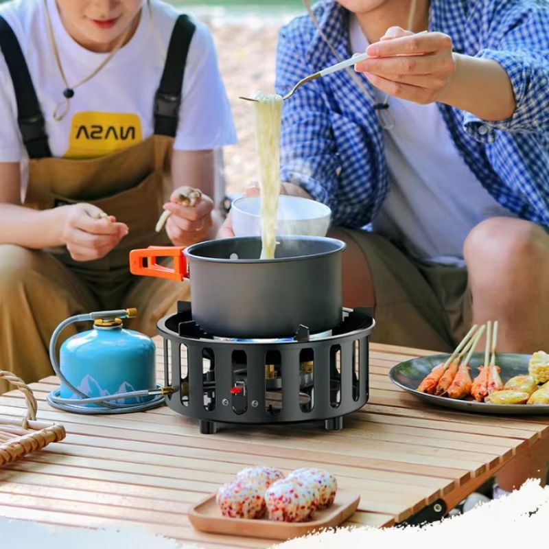 Мощная 7-конфорочная портативн – обзор и цена Camping Cooking With Gas