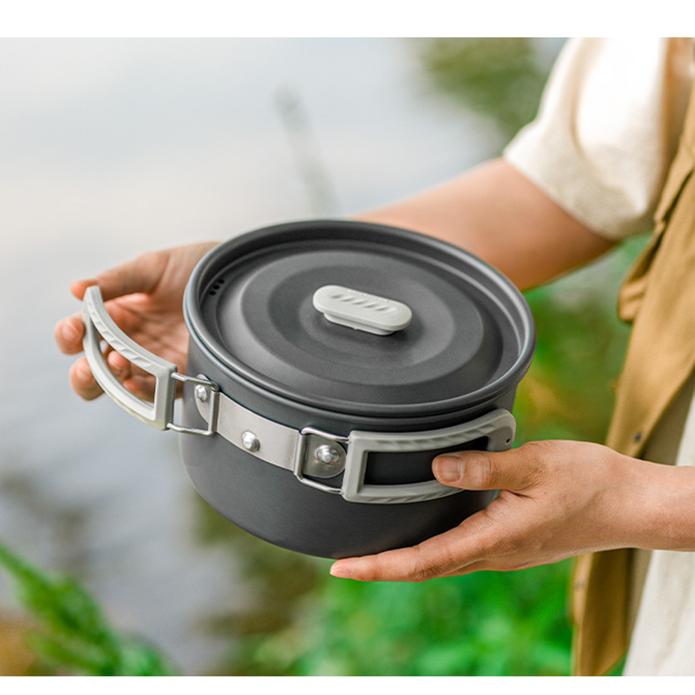 Набор уличных кастрюль Natureh – обзор и цена Camping Cooking Pan Set